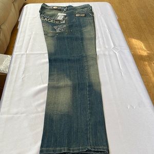 Versace women/men denim pants